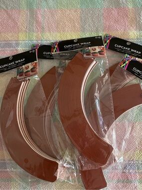Cupcake Wraps - Brown - 24 count (set of 5)